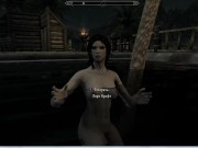Preview 1 of Lara Croft. A famous girl gets fucked by a blacksmith and an elf | Skarim porno
