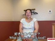 Preview 1 of Fat Japanese shows chubby body and big ass. Asian talks about sex experience. BBW Nagisa 1 OSAKAPORN