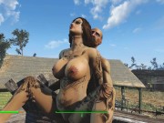 Preview 5 of Tattooed Women in Fallout. Sex with kindling music | PC gameplay