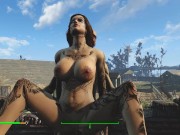 Preview 6 of Tattooed Women in Fallout. Sex with kindling music | PC gameplay