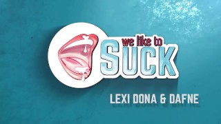 Lexi Dona and Dafne Share One Hard Cock
