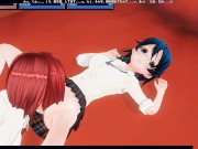 Preview 5 of 3D HENTAI Schoolgirl and her wanted to suck my dick after lesbian games
