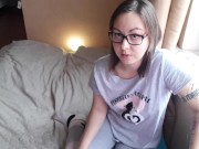 Preview 4 of Dirty talk neighbor asks to jerk and cum for her and masturbates till orgasm