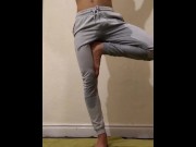 Preview 5 of Hot Guy Wets Himself During Yoga