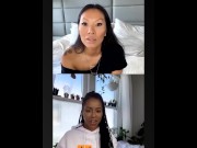 Preview 6 of Just the Tip: Sex Questions & Tips with Asa Akira and Kira noir