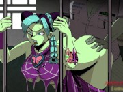 Preview 4 of Jolyne Cujoh Jail Cell Fuck - Extended Yoshikage Kira Version