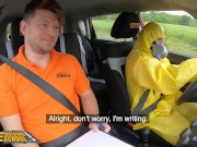 Preview 3 of Fake Driving School Lexi Dona Takes Off her Hazmat Suit and Fucks Instructor