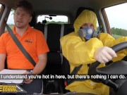Preview 4 of Fake Driving School Lexi Dona Takes Off her Hazmat Suit and Fucks Instructor