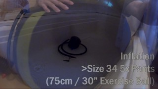 WWM - Size 34 5x Pants With Exercise Ball Inflation