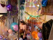 Preview 2 of Looner Balloon Party PT2 100+ Balloons B2P hump,Suck,Fucked& PussyStuffed Balloon/Inflatable Fetish