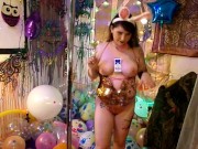 Preview 3 of Looner Balloon Party PT2 100+ Balloons B2P hump,Suck,Fucked& PussyStuffed Balloon/Inflatable Fetish