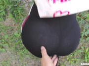 Preview 4 of That's how East European bitches fuck on the street. POV. RISKY. PUBLIC OUTDOOR. DOGGY. CUM ON FACE