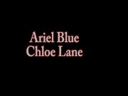 Preview 1 of Lesbian Lovers Chloe Lane & Ariel Blue Stuff Their Pussies!