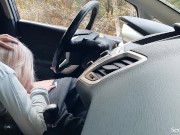 Preview 6 of 20£ prostitute from Edinburgh. Cheap street whore sucks my dick in the car and swallows my cum.