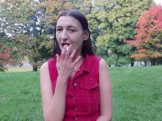 Preview 3 of Inhale 39 Smoking Fetish & Urban Nudism by Gypsy Dolores