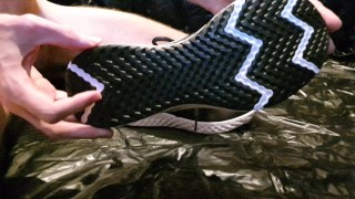4K - Cum hard inside sexy Nike Sneaker