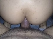 Preview 4 of El mejor sexo anal amateur, anal de espalda y me vengo en el rico culo de mi novia, anal POV