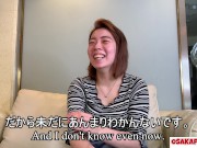 Preview 4 of Chubby Japanese with big tits gets toyed after interview of sex experience. BBW Saho 1 OSAKAPORN