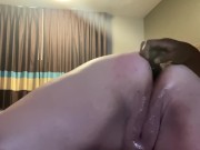 Preview 1 of BBW gets both holes filed by toys