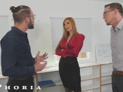Preview 2 of BiPhoria - Office Pegging & DAP From Boss & Coworker