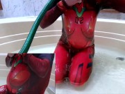 Preview 1 of WWM - Asuka Zentai D-Style Inflation