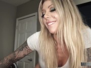 Preview 3 of "I Just Wanna Make You Feel Good" - Big Boobed Stepdaughter Karma Rx Takes Care Of Stepdad's Cock