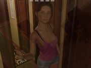 Preview 2 of Halfway House #3 Hot girl In the Bathroom