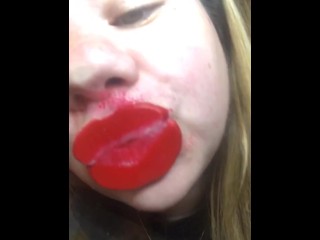 Red lips kissing glass | free xxx mobile videos - 16honeys.com
