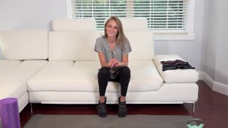 CASTINGCOUCH-X Car Foreplay Lands Pussy On Agents Hard Dick