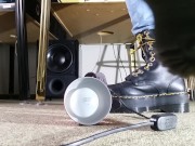 Preview 1 of Lamp Crushing with Doc Martens Sinclair Hi Max Boots