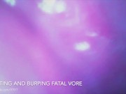 Preview 6 of FULL VID on Modelhub - Farting and Burping Vore