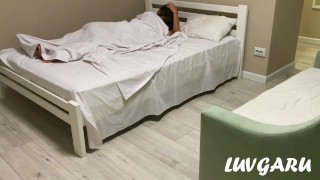 Condom Broke When My Stepbrother Came Inside Me | Cuckold Husband Watches and Eats Creampie