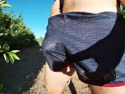 Preview 6 of Cumming in my sport shorts in public
