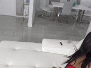 Preview 6 of Maya Bijou sucking my cock and fucking the fuck out me in my first porn ever Ty Bones . Us