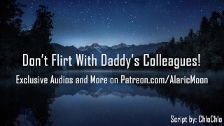 Don't Flirt With Daddy's Colleagues! [Erotic Audio for Women]