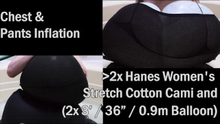 WWM - 2x Black Cami Chest and Pants Inflation