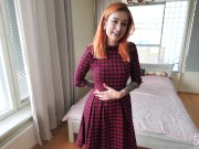 Preview 3 of Gorgeous Redhead Sucks and Hard Fucks You While Parents Away - JOI Game