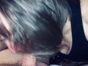 Preview 1 of 48 year old mature wife sucking off 28 year old friend. Granny love’s giving head