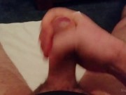 Preview 1 of Moaning As My Edged Cock Oozes Cum - SlugsOfCumGuy