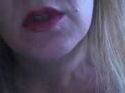 Preview 3 of My stepmom's red hot smoking lips