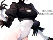 Preview 1 of 2B's Corruption Hentai JOI (Futanari, assplay, breathplay, facesitting, oral, CEI, Sissy training)