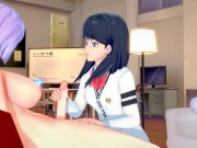 Preview 1 of [SSSS.Gridman] Futanari Akane Shinjo Fuck Rikka Takarada(3d hentai)