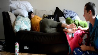 TSM - I worship Dylan's feet while she lays down relaxing