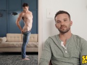Preview 1 of Sean Cody - Tall Muscular Man Fucks His Roommate In The Ass For The First Time