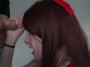 Preview 4 of Cheerleader Gags and Chokes on Cum