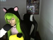 Preview 1 of 2nd Cosplay ASMR: CC Plays w/a Dildo Pt.1! Anime-Code Geass | Kat Woods