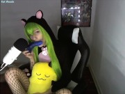 Preview 5 of 2nd Cosplay ASMR: CC Plays w/a Dildo Pt.1! Anime-Code Geass | Kat Woods