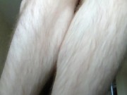 Preview 1 of HAIRY PUSSY JUICY DILDO FUCK IN THE MORNING ON BAR CHAIR