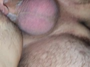 Preview 2 of wet creamy close up hairy pussy slow penetration fuck