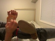 Preview 5 of Sexy Girl Has Her AMAZING Feet Lickle Tickle Tortured for the First Time! (FULL)